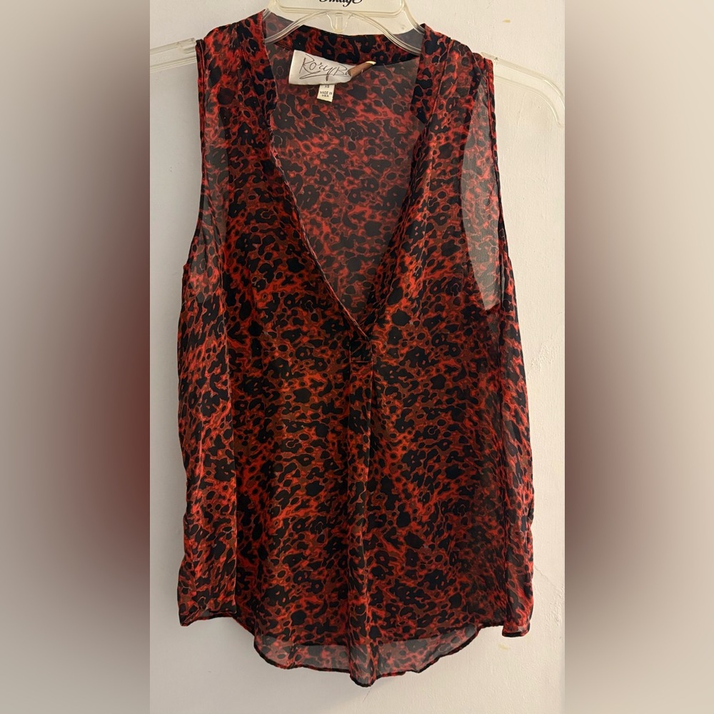 Rory Beca 100% Silk Top Size XS